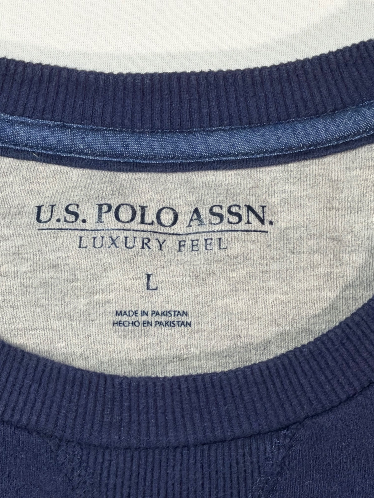 U.S. Polo Assn. Navy Luxury Feel Sweatshirt Size L
