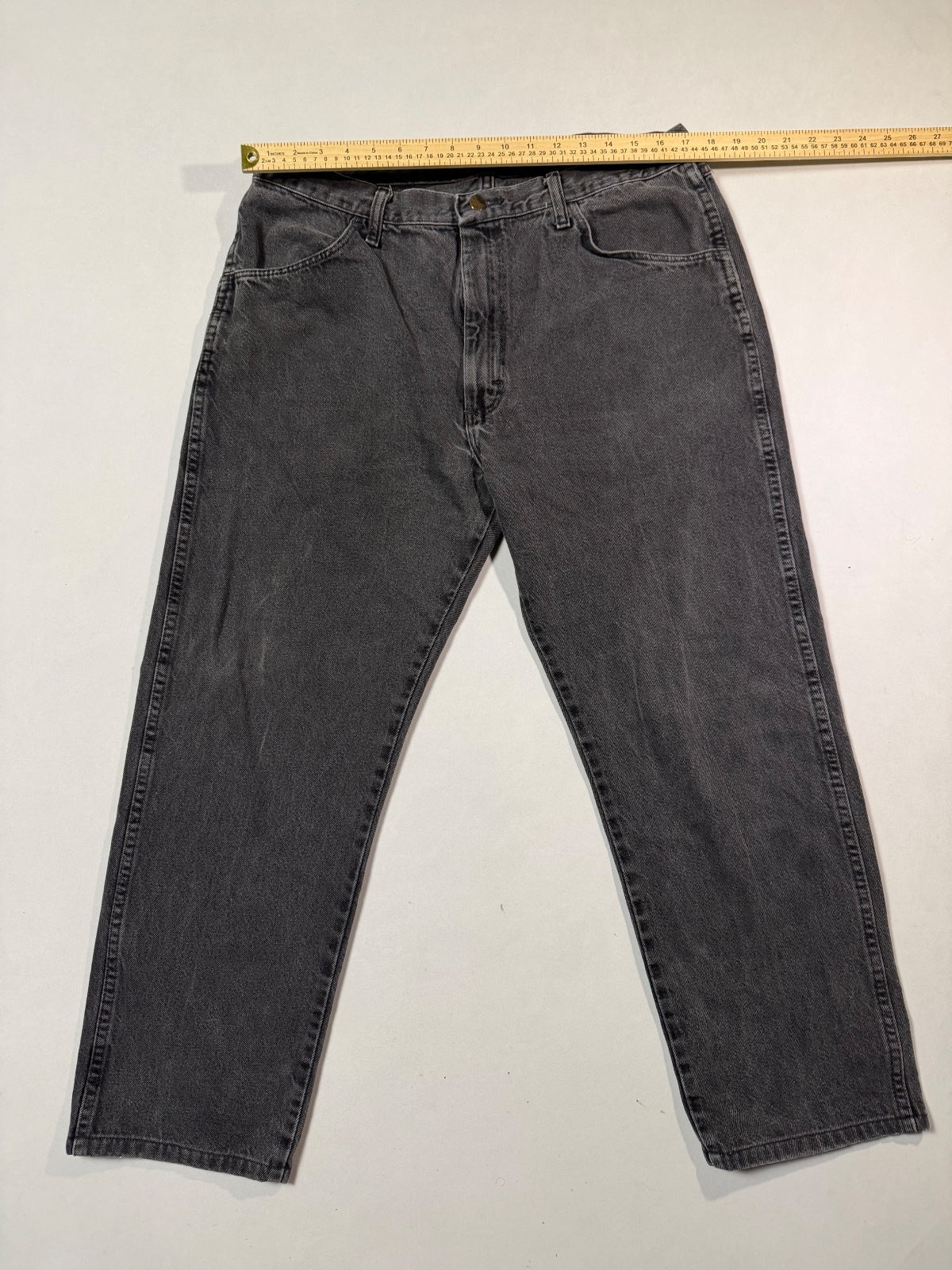 14 Rustler Black Relaxed Fit Jeans 38x30