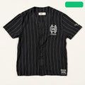 Hollister Los Angeles Pinstripe Baseball Jersey Shirt M