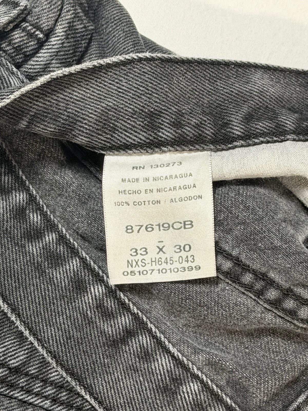 Rustler Black Jeans 33x30