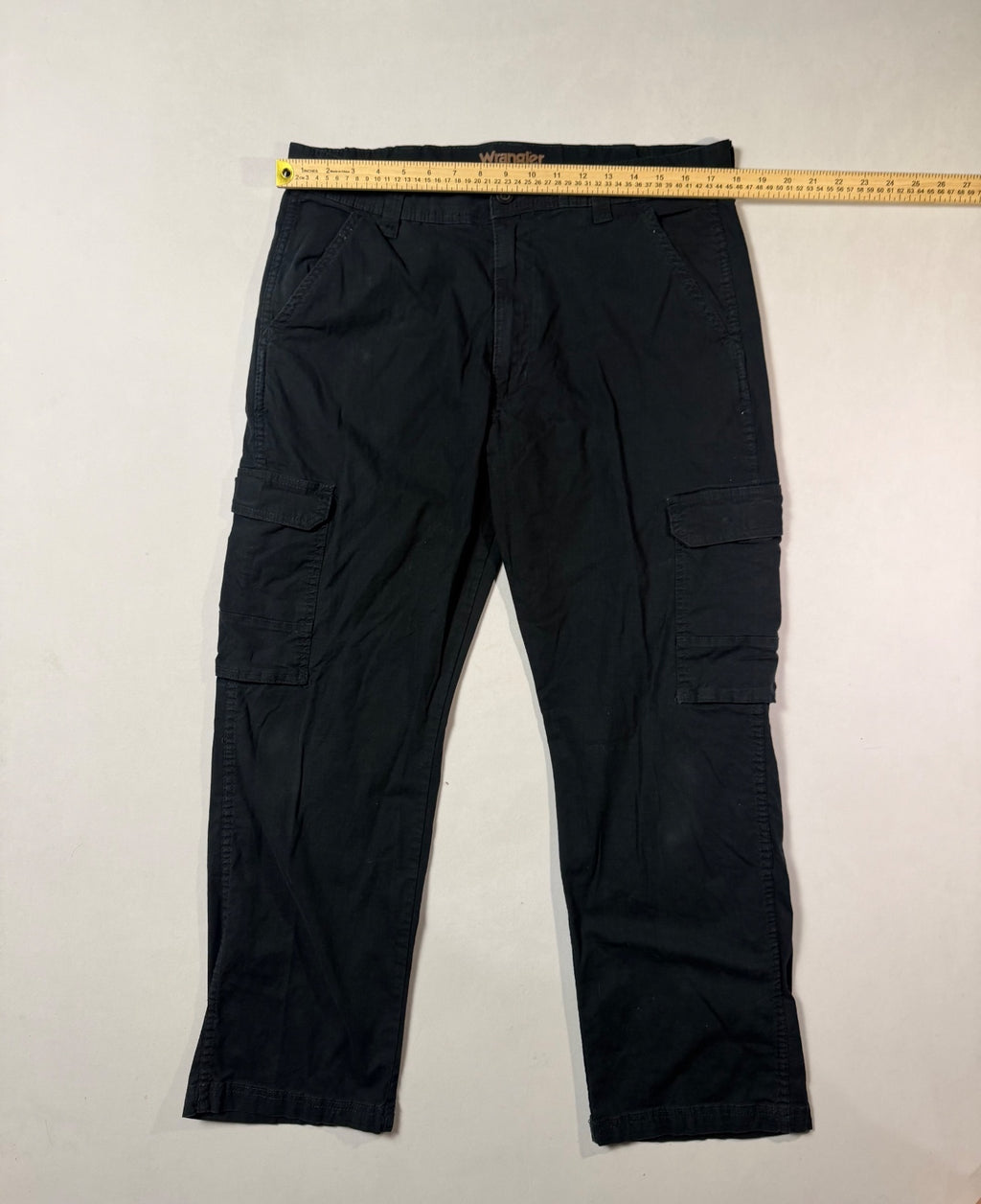 Wrangler Black Cargo Pants 34x30