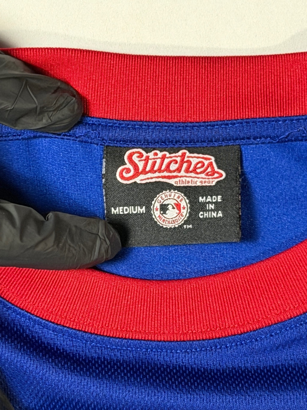 Stitcher Chicago Cubs Blue Performance T-Shirt Size M