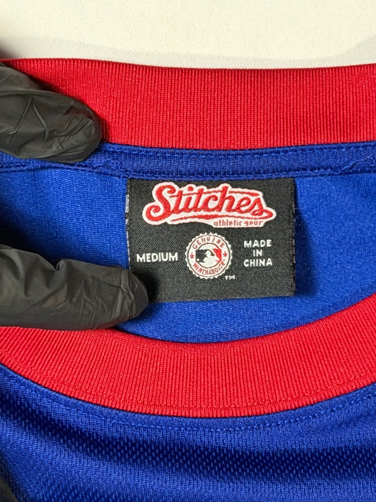 Stitcher Chicago Cubs Blue Performance T-Shirt Size M
