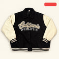 California Athletic Black Varsity Jacket