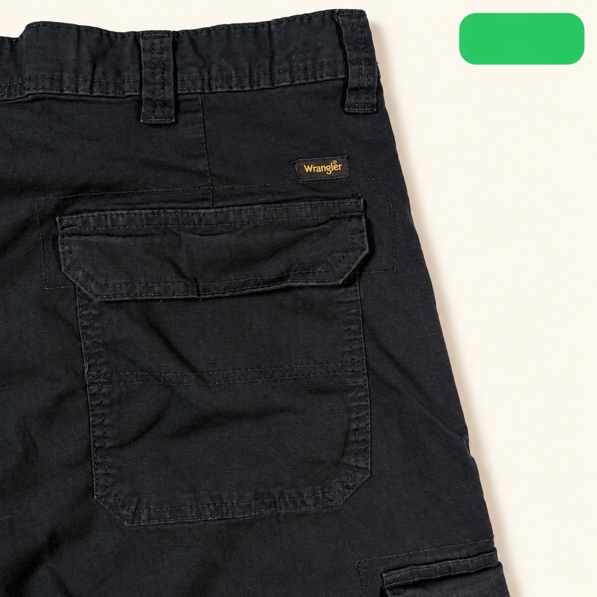 Wrangler Black Cargo Pants 34x30