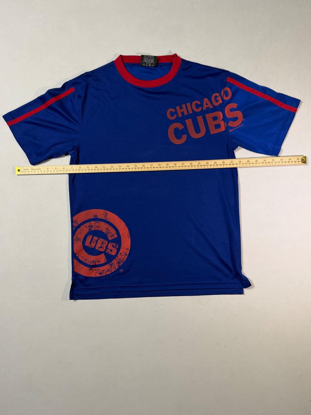 Stitcher Chicago Cubs Blue Performance T-Shirt Size M
