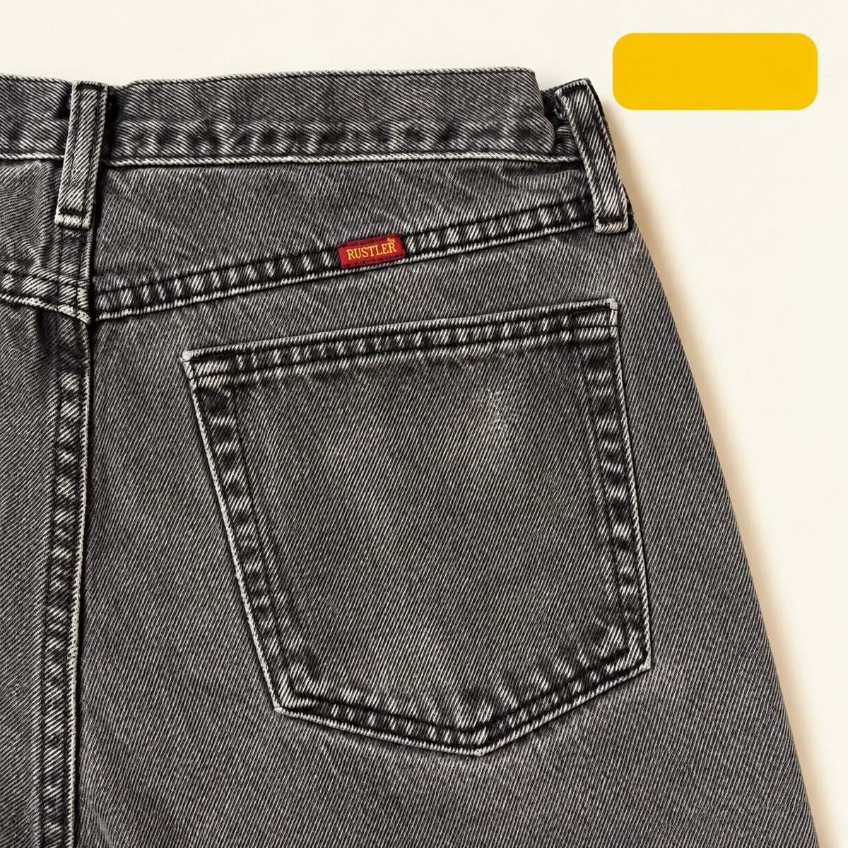Rustler Black Jeans 33x30