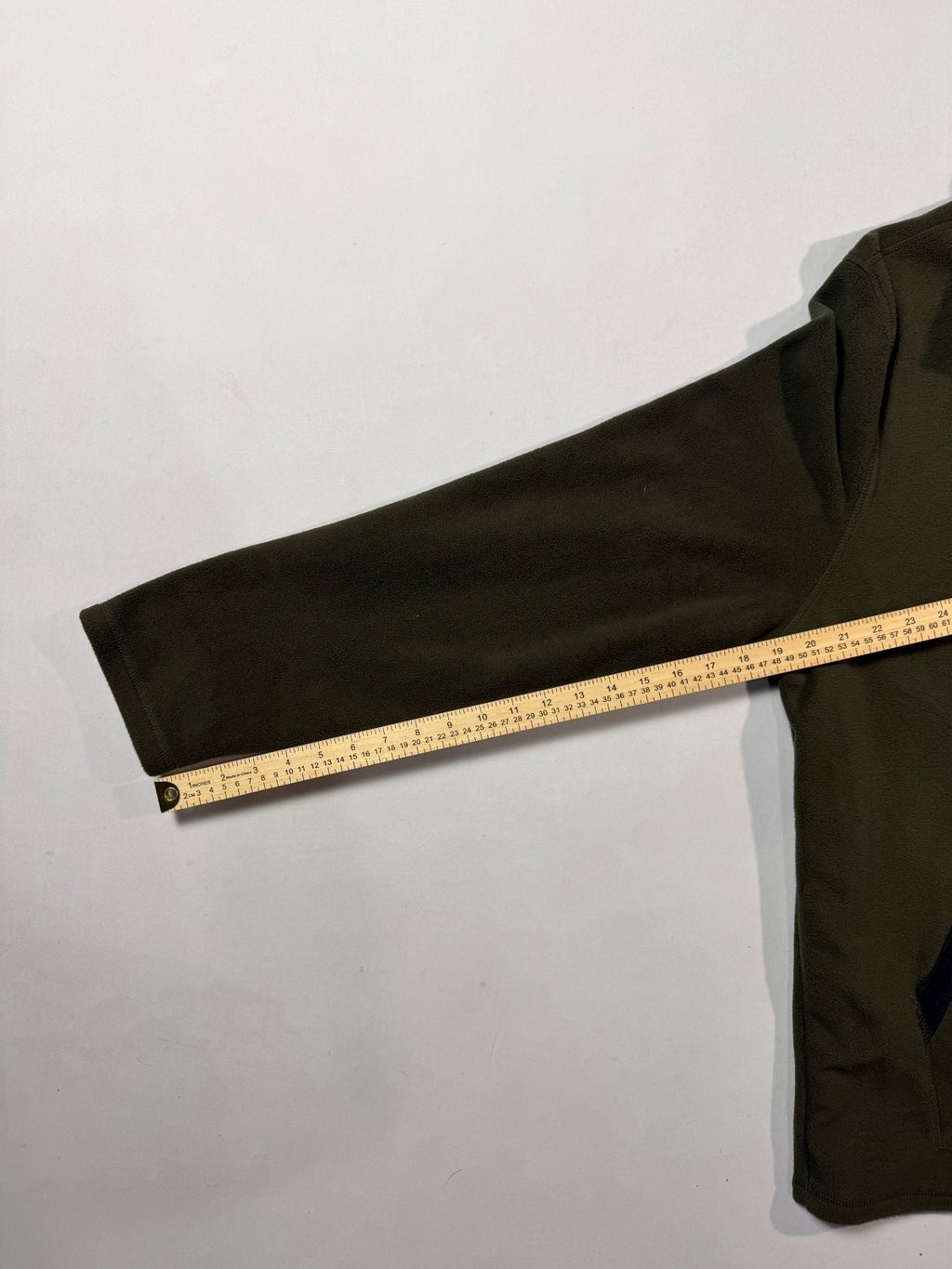Puma Olive Green Full-Zip Fleece Jacket XL