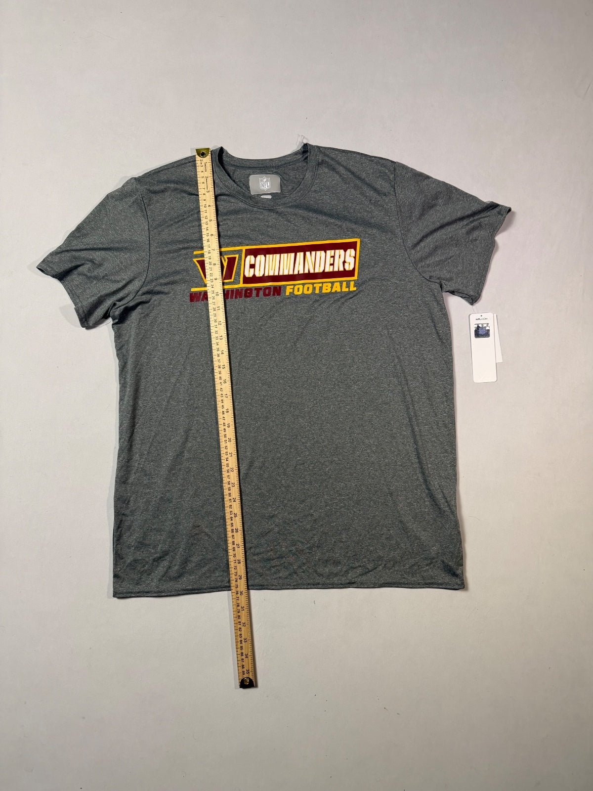 NFL Washington Commanders Gray T-Shirt Size XL