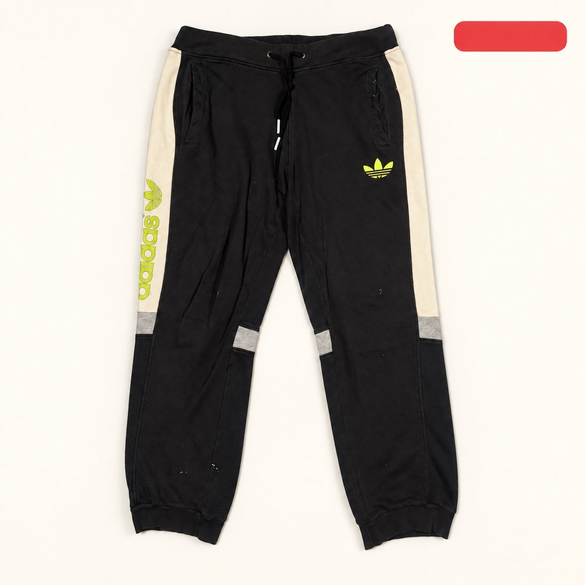Adidas Originals Black Colorblock Joggers Size L