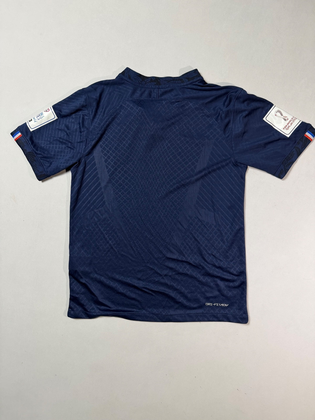 Nike France FFF Navy Dri-FIT Soccer Jersey Small