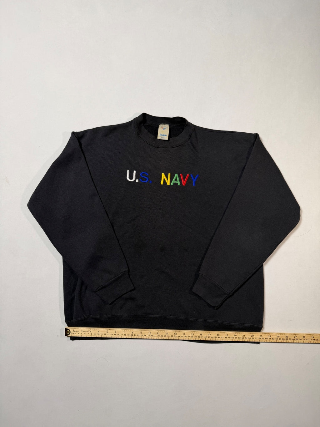 Vintage Jostens U.S. Navy Embroidered Sweatshirt XL