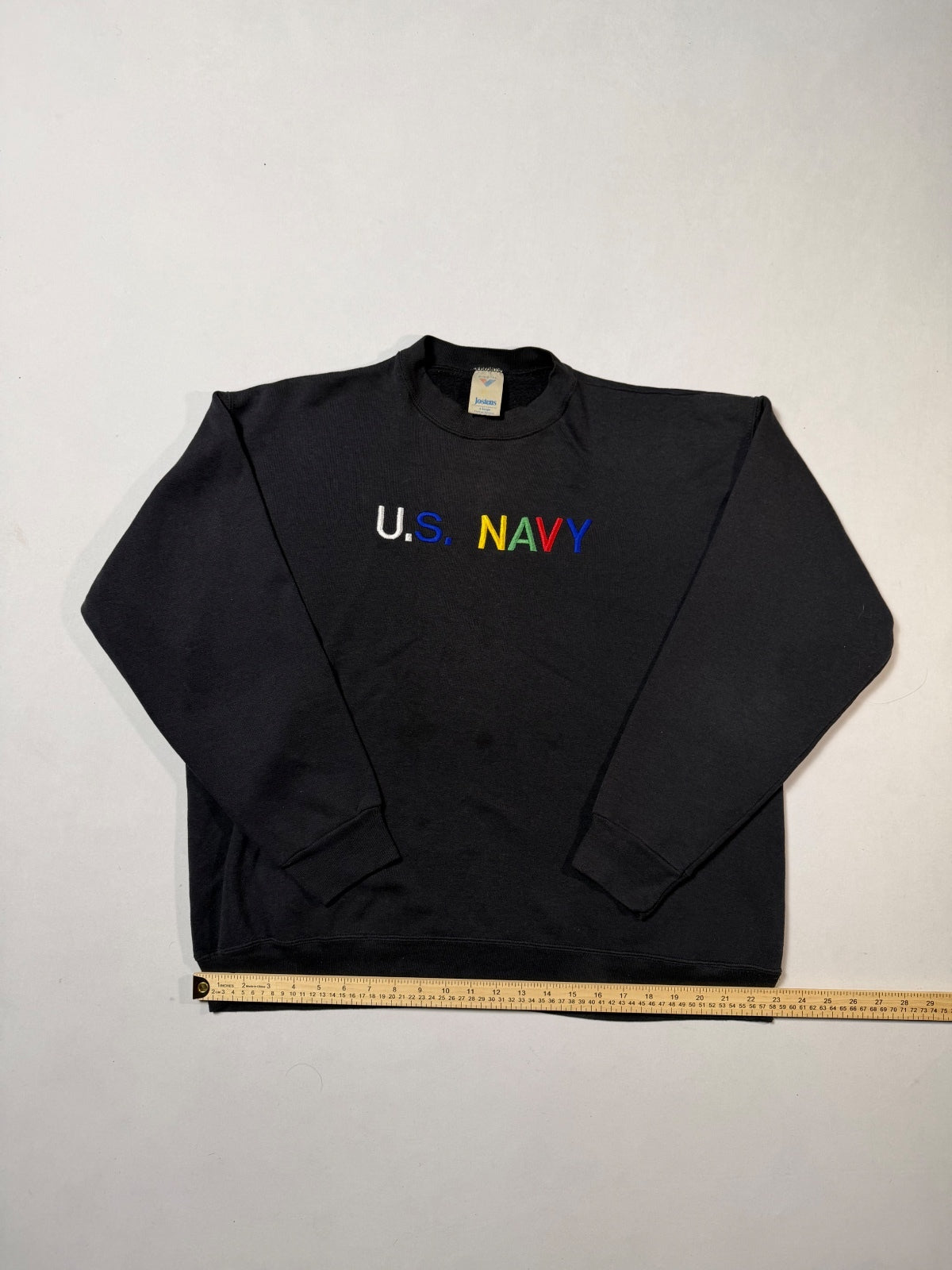 Vintage Jostens U.S. Navy Embroidered Sweatshirt XL