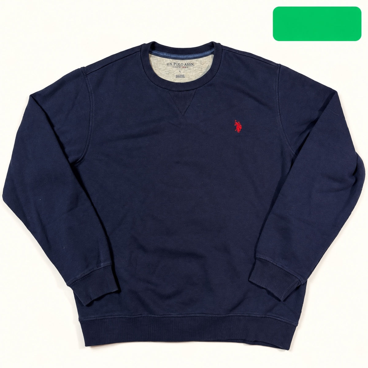 U.S. Polo Assn. Navy Luxury Feel Sweatshirt Size L