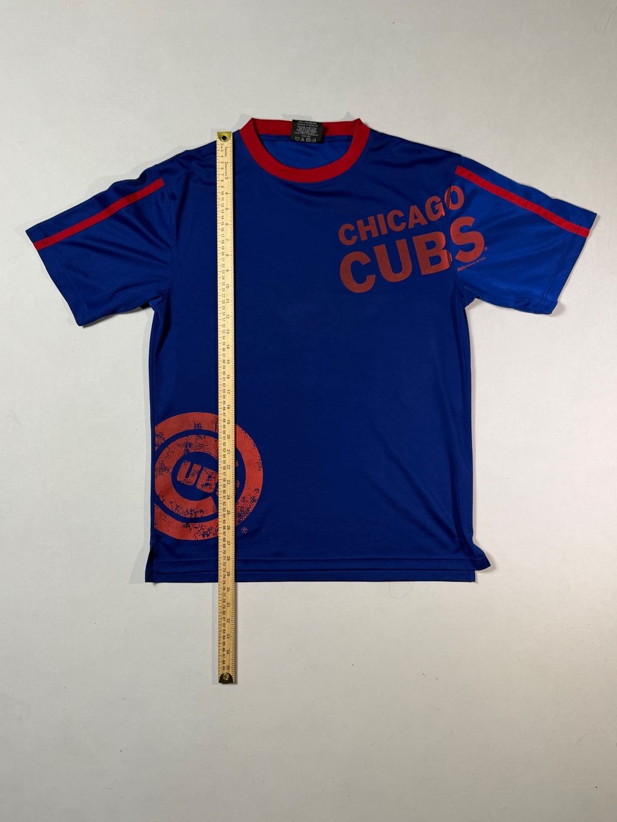 Stitcher Chicago Cubs Blue Performance T-Shirt Size M