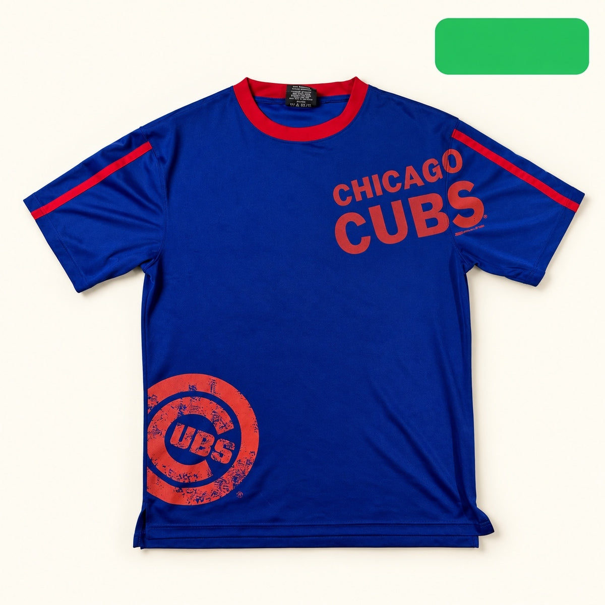 Stitcher Chicago Cubs Blue Performance T-Shirt Size M