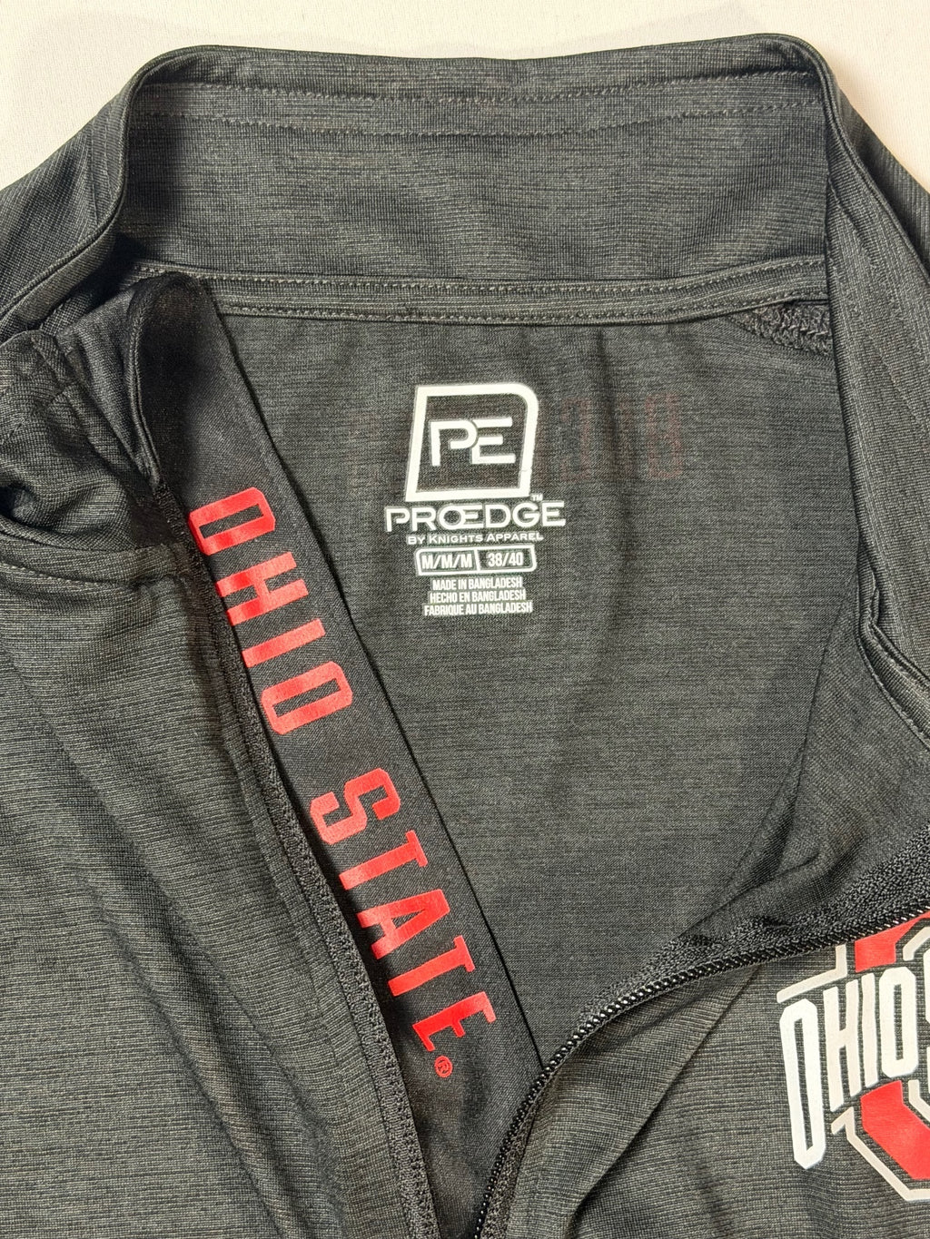 ProEdge Ohio State Buckeyes Quarter-Zip Pullover M