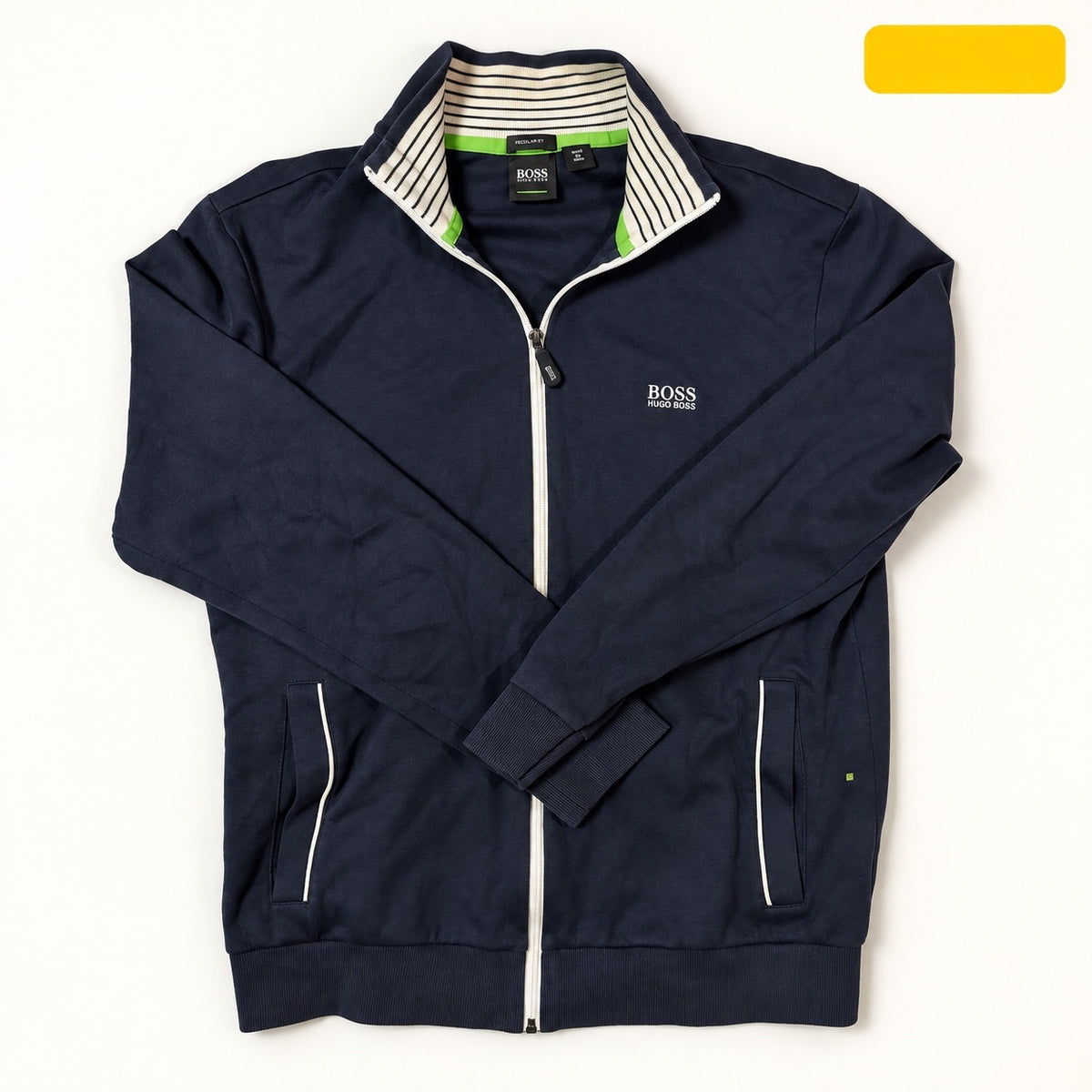 Hugo Boss Navy Full Zip Track Jacket Size M