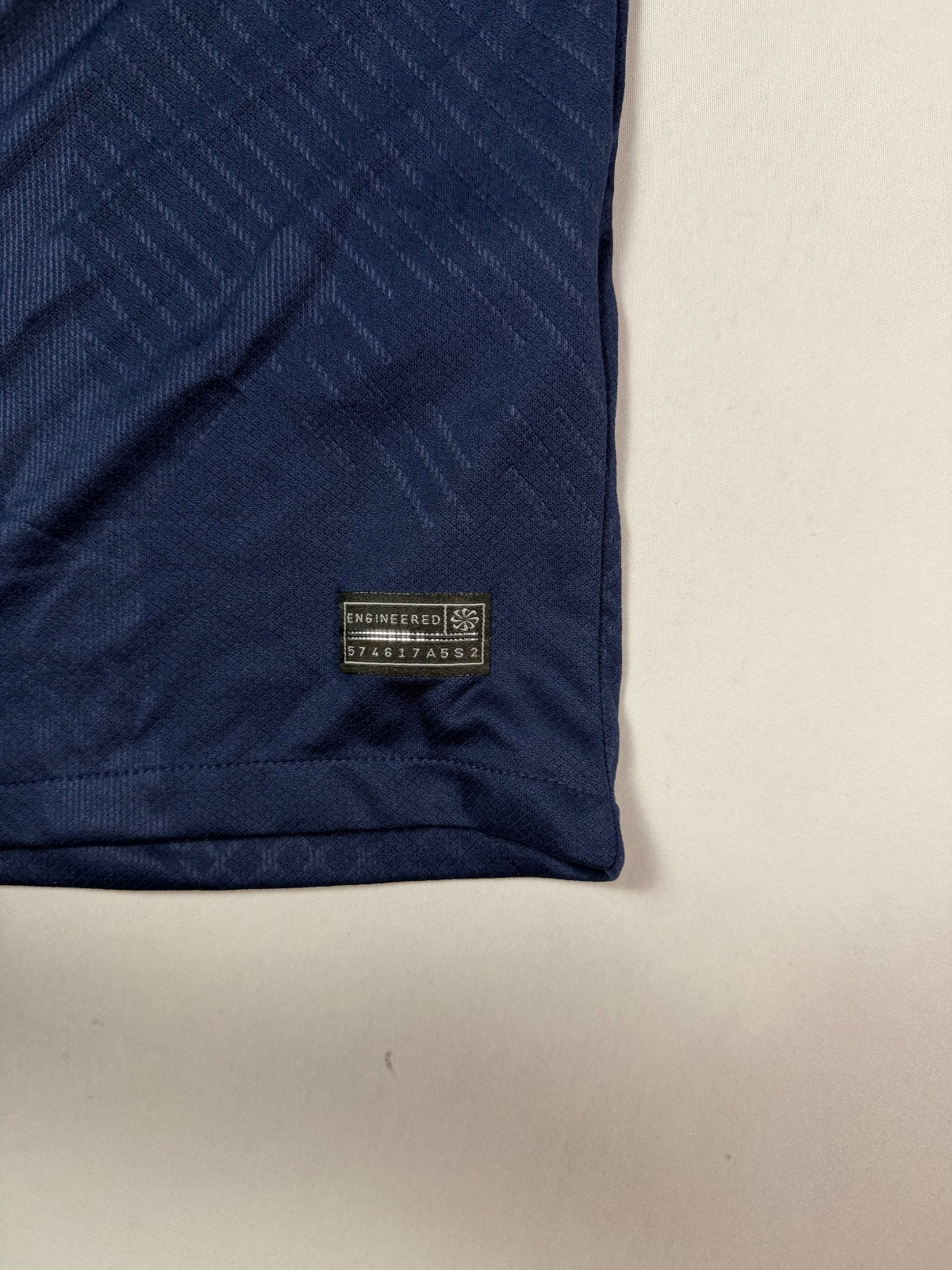 Nike France FFF Navy Dri-FIT Soccer Jersey Small