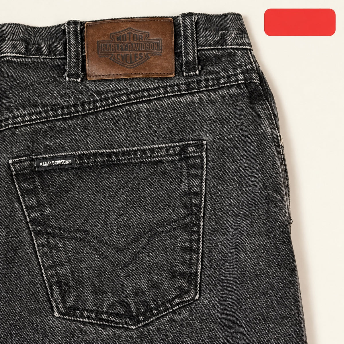 Harley-Davidson Biker Blues Black Jeans Size 42x32