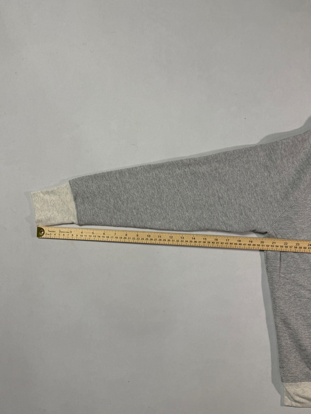 Champion Gray Script Logo Crewneck Sweatshirt Size M