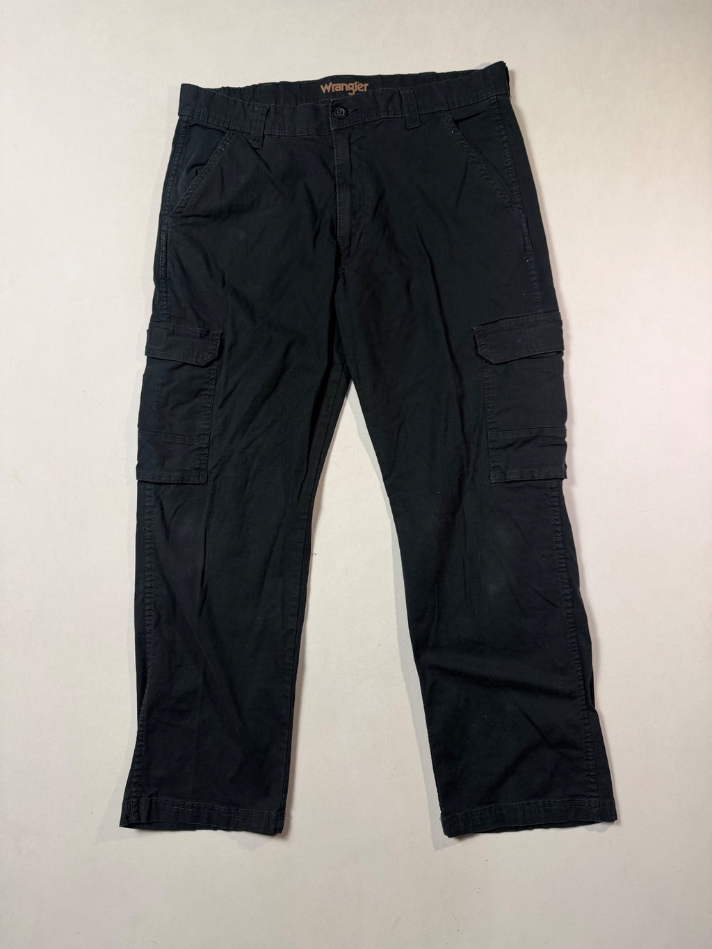 Wrangler Black Cargo Pants 34x30