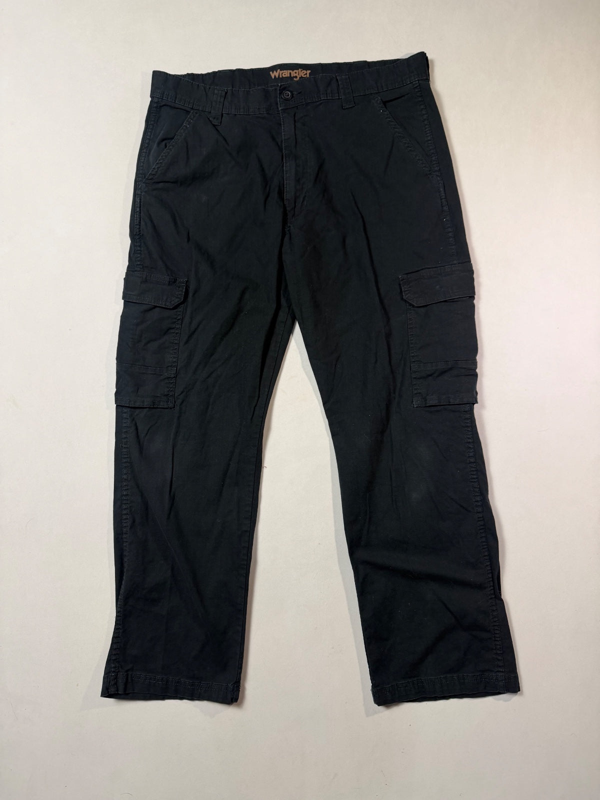 Wrangler Black Cargo Pants 34x30