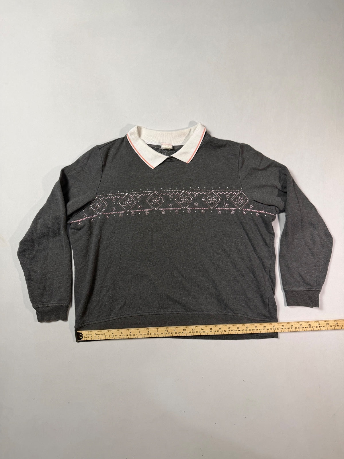 Austin Reed Black Collared Sweatshirt