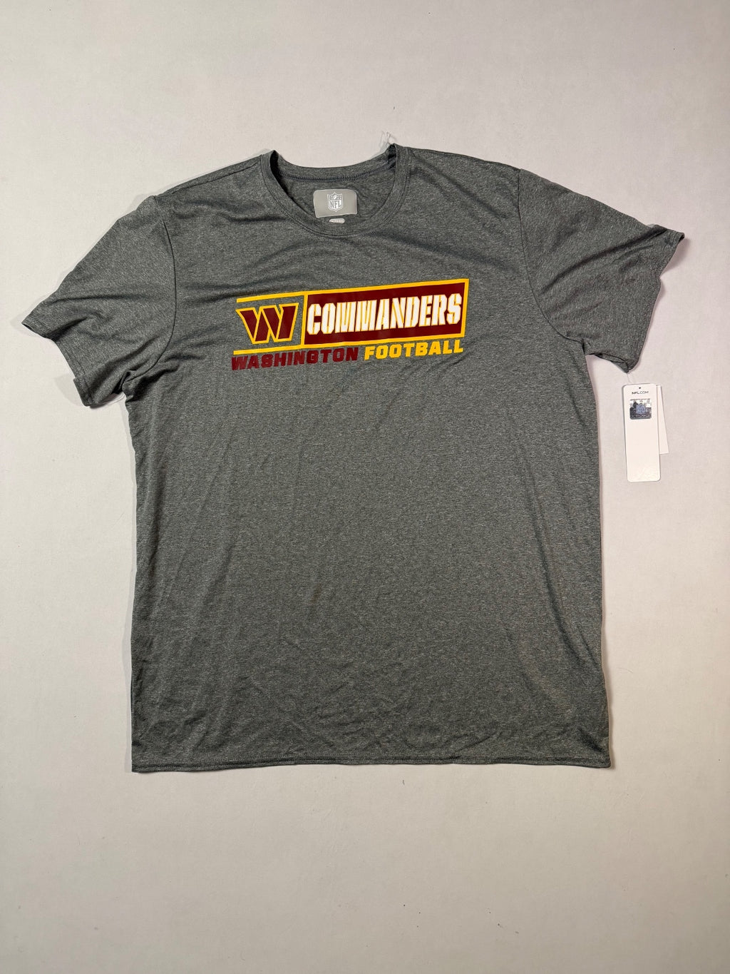 NFL Washington Commanders Gray T-Shirt Size XL