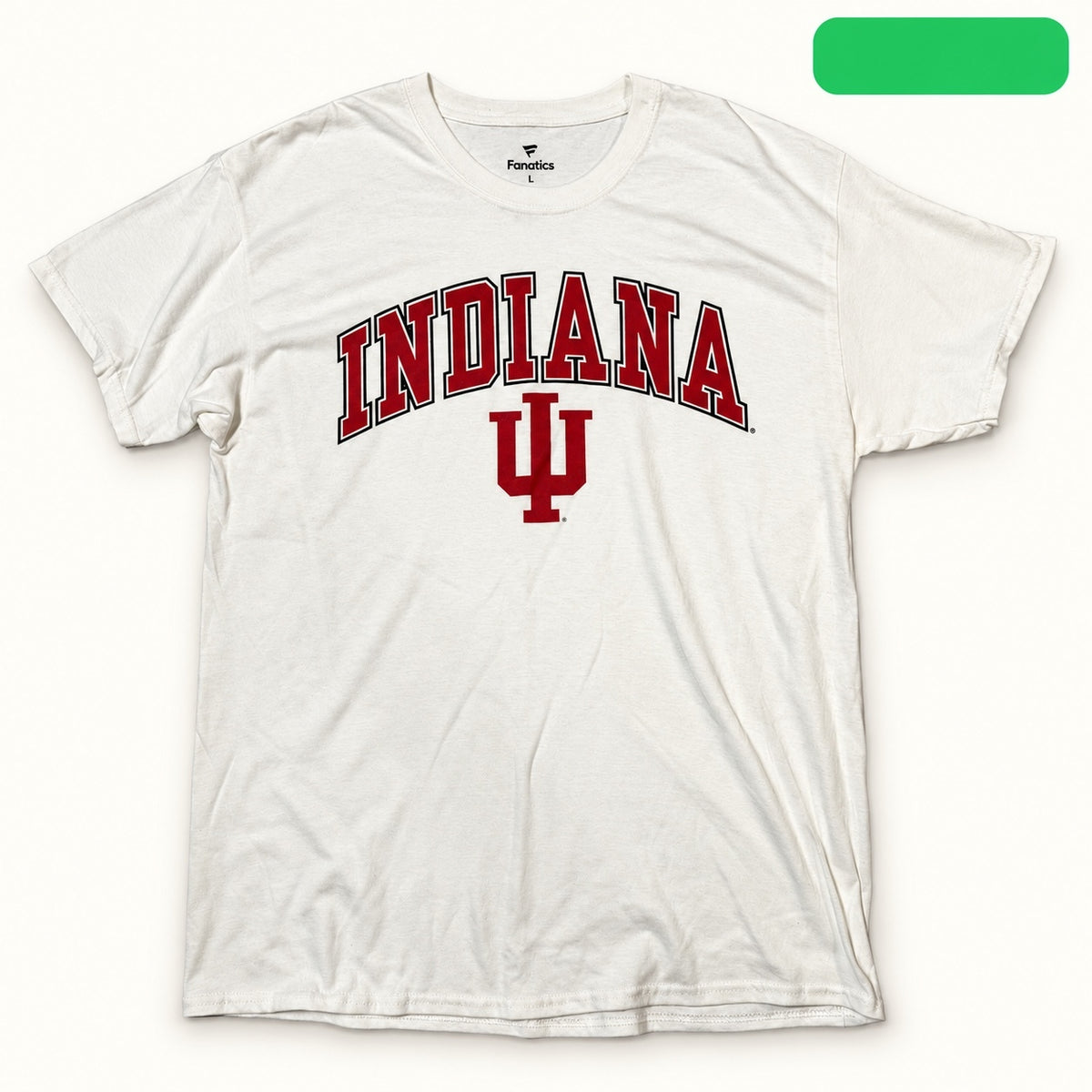 Indiana University White Fanatics T-Shirt Size L