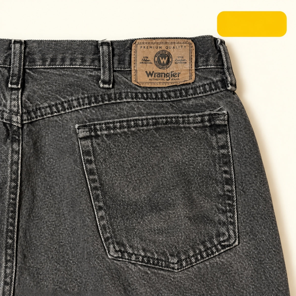 Wrangler Black Relaxed Fit Jeans 40x30