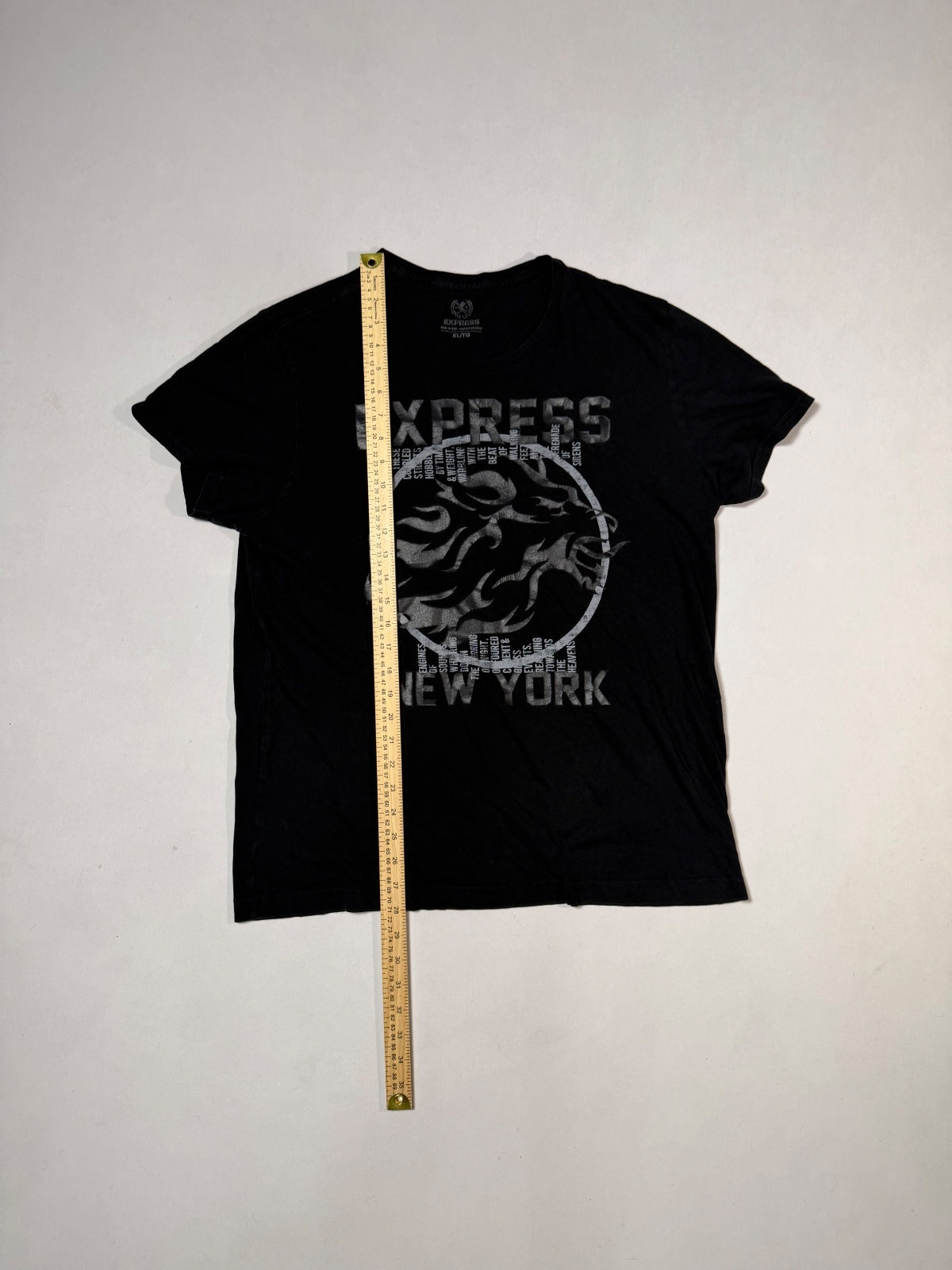 Express New York Black Graphic T-Shirt Size XL