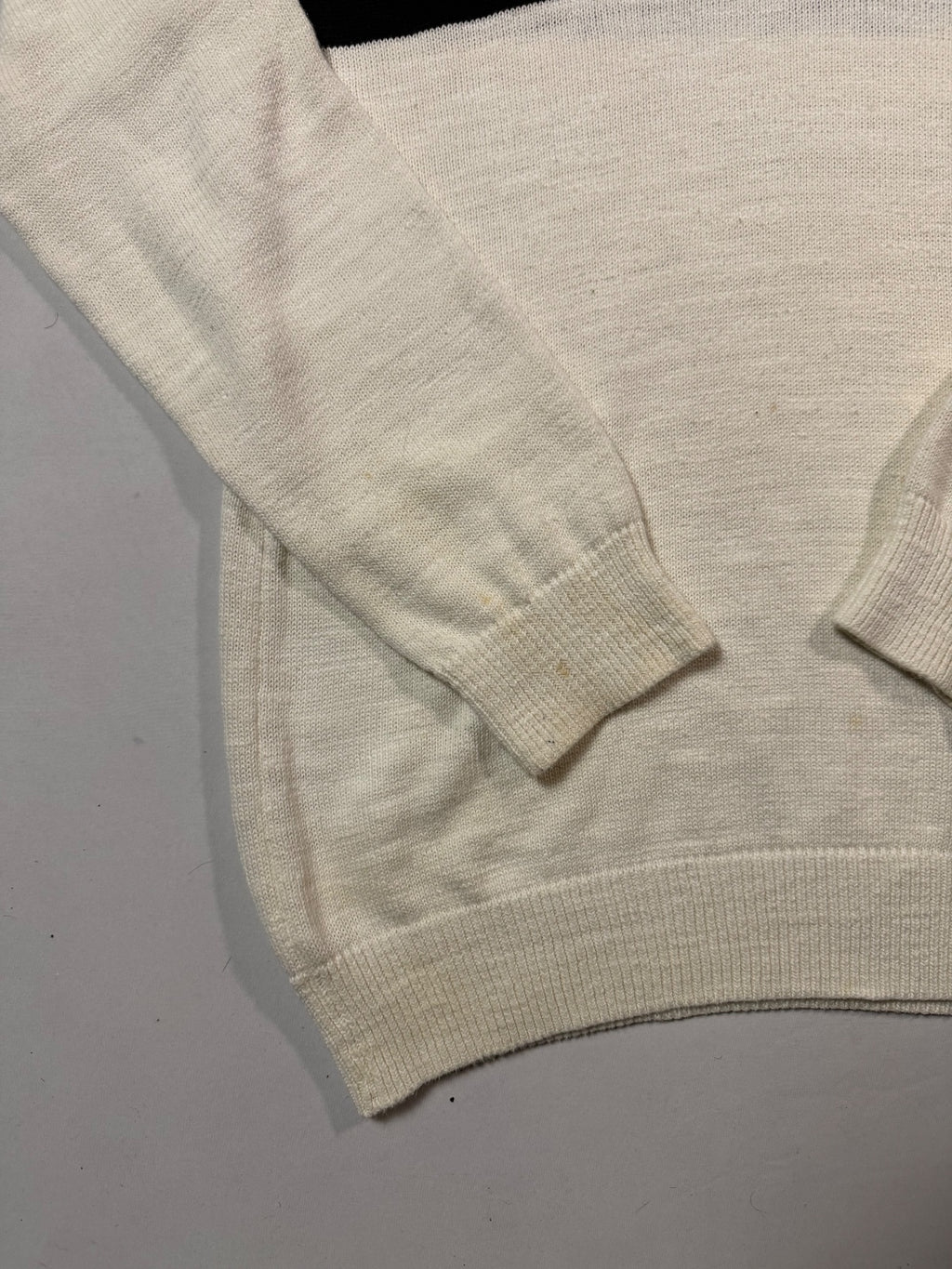 Express White Gray Colorblock Shawl Collar Sweater