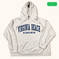 White Virginia Beach Pullover Hoodie