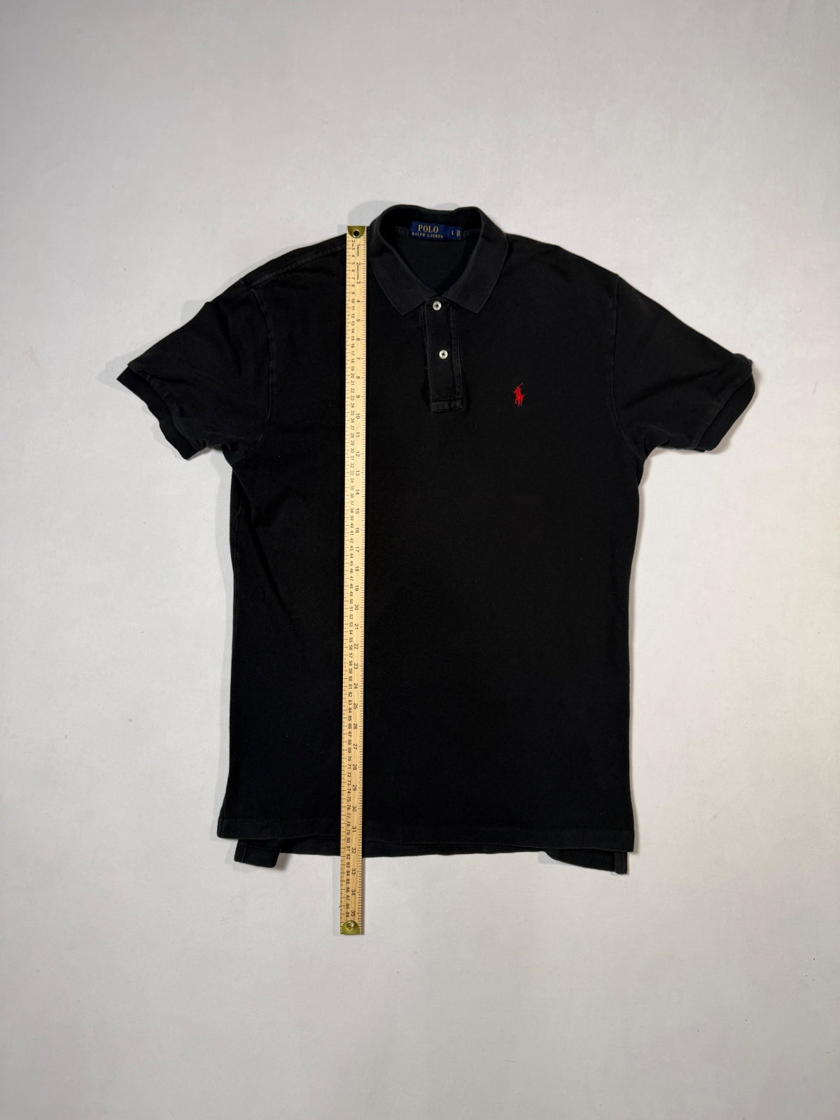 Polo Ralph Lauren Black Polo Shirt Size L