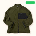 Puma Olive Green Full-Zip Fleece Jacket XL