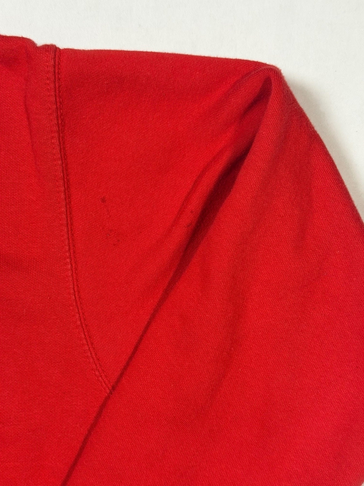Y2K Style Cotton Heritage Red Graphic Hoodie Size S