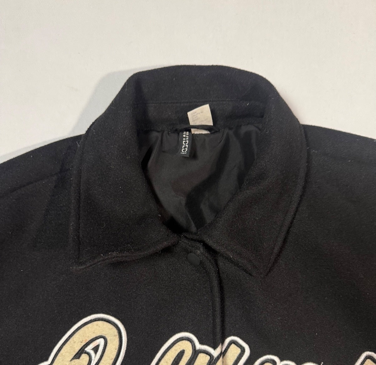 California Athletic Black Varsity Jacket