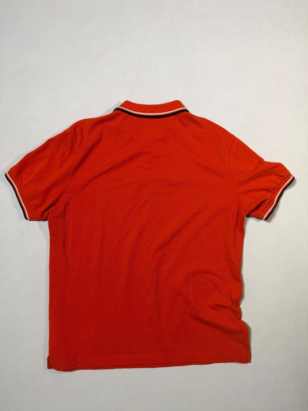 Prada Orange Polo Shirt Size L