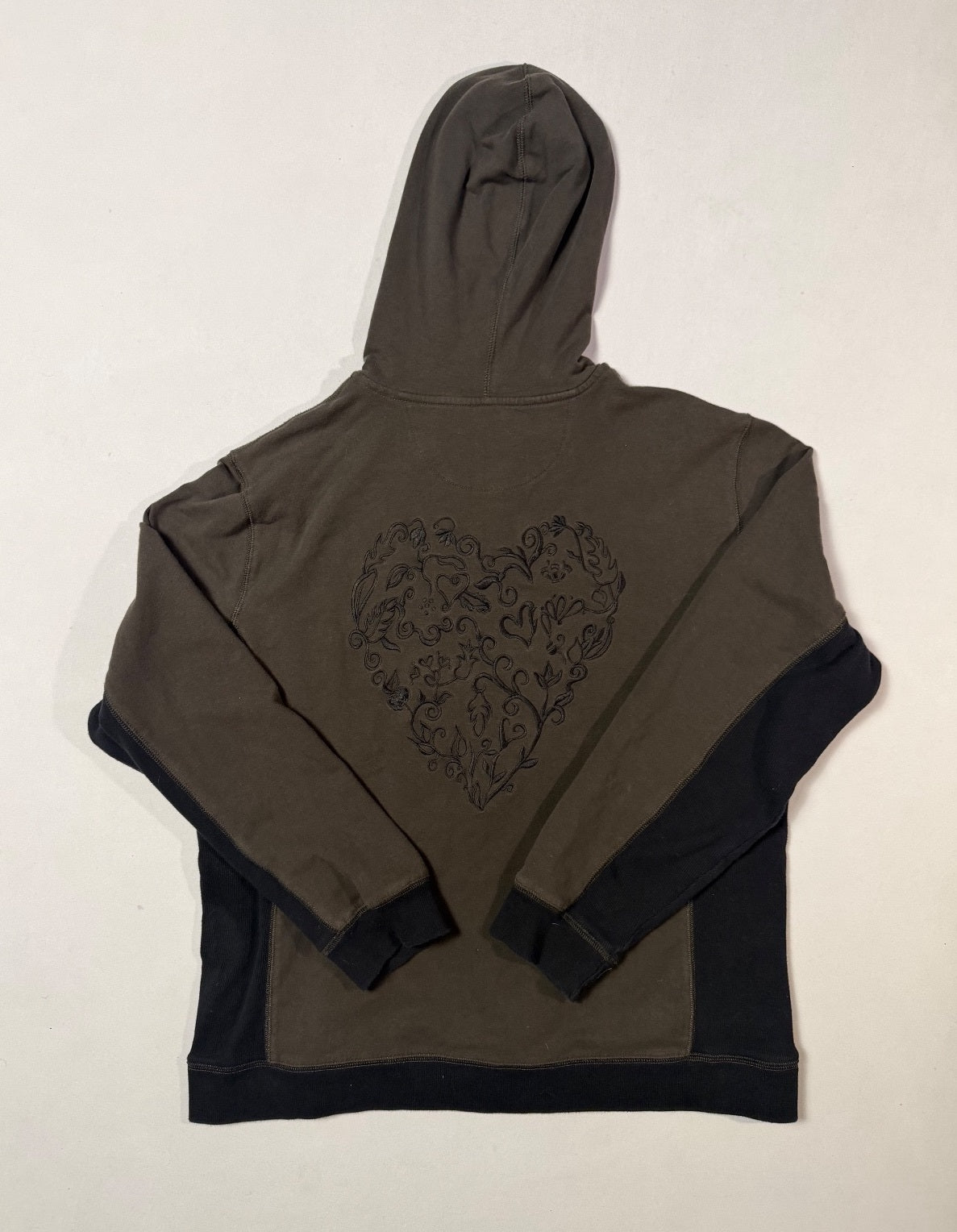 Chico’s Zenergy Olive Hooded Full Zip Jacket Size 2