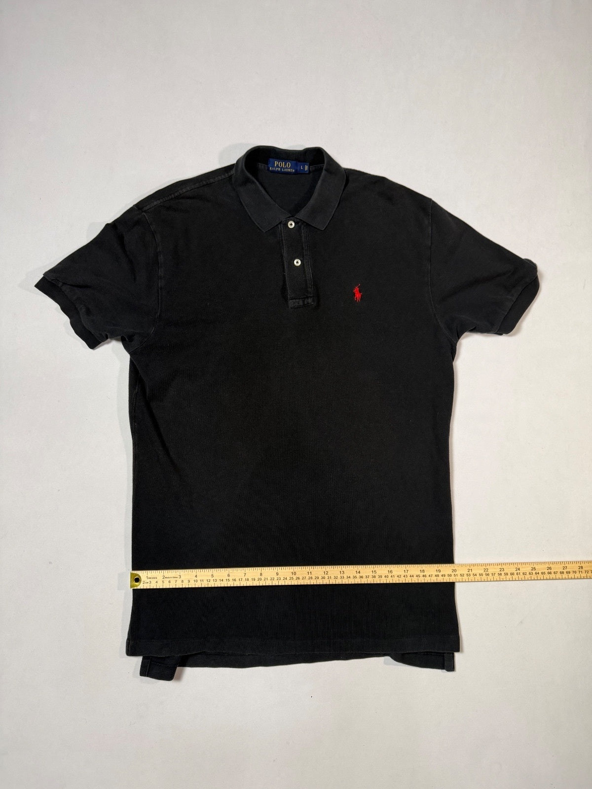 Polo Ralph Lauren Black Polo Shirt Size L
