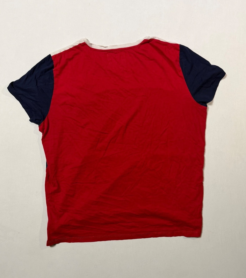 Express Colorblock Lion V-Neck T-Shirt Size XL