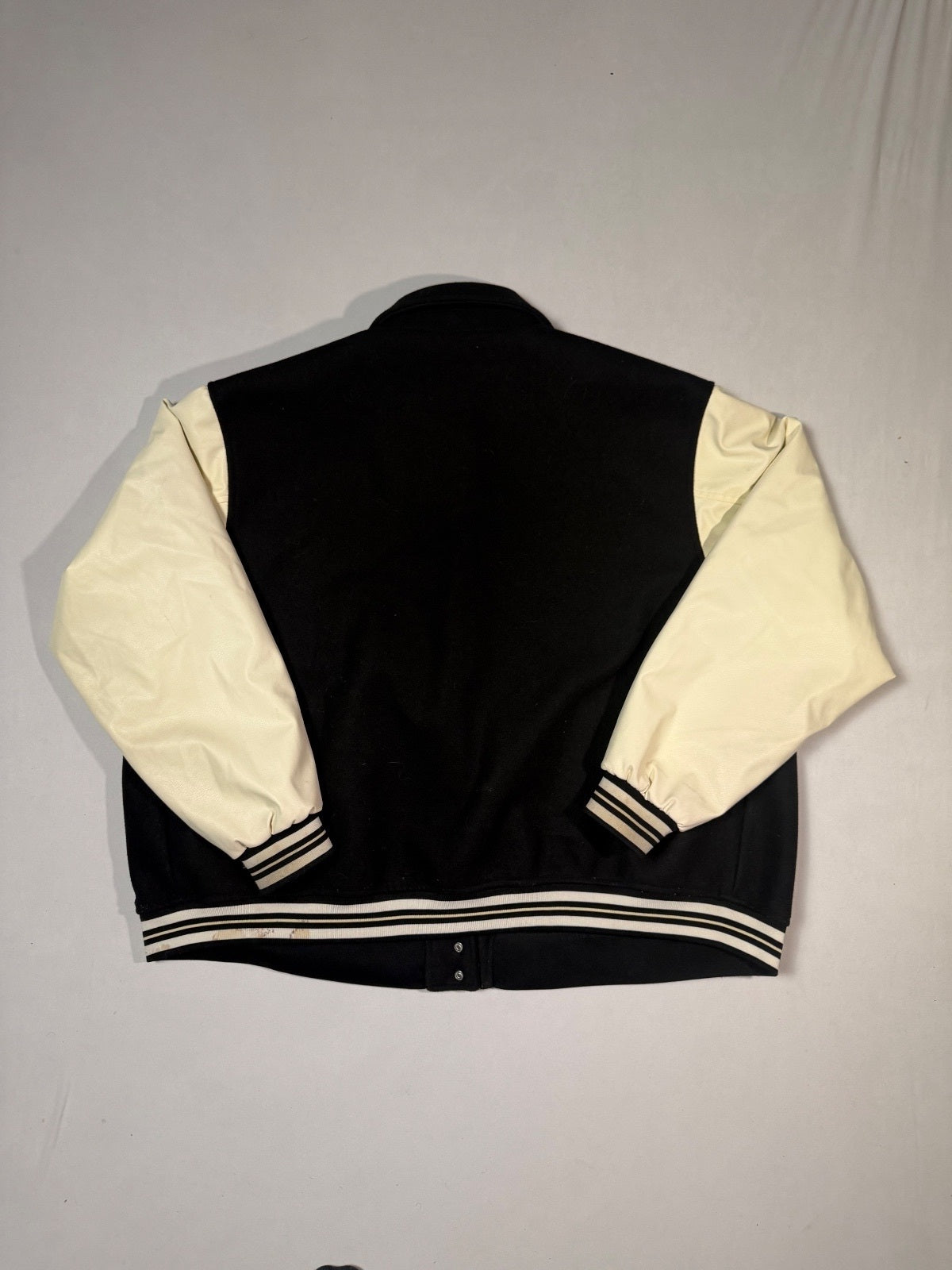California Athletic Black Varsity Jacket