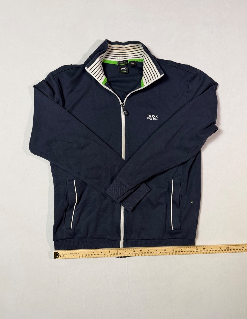 Hugo Boss Navy Full Zip Track Jacket Size M