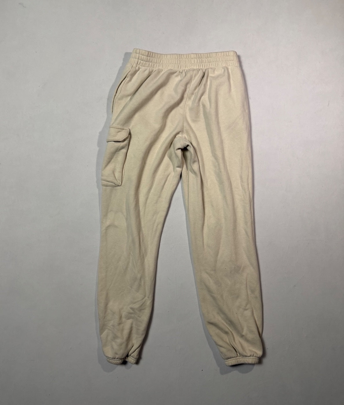 Adidas Cream Fleece Jogger Sweatpants Size L