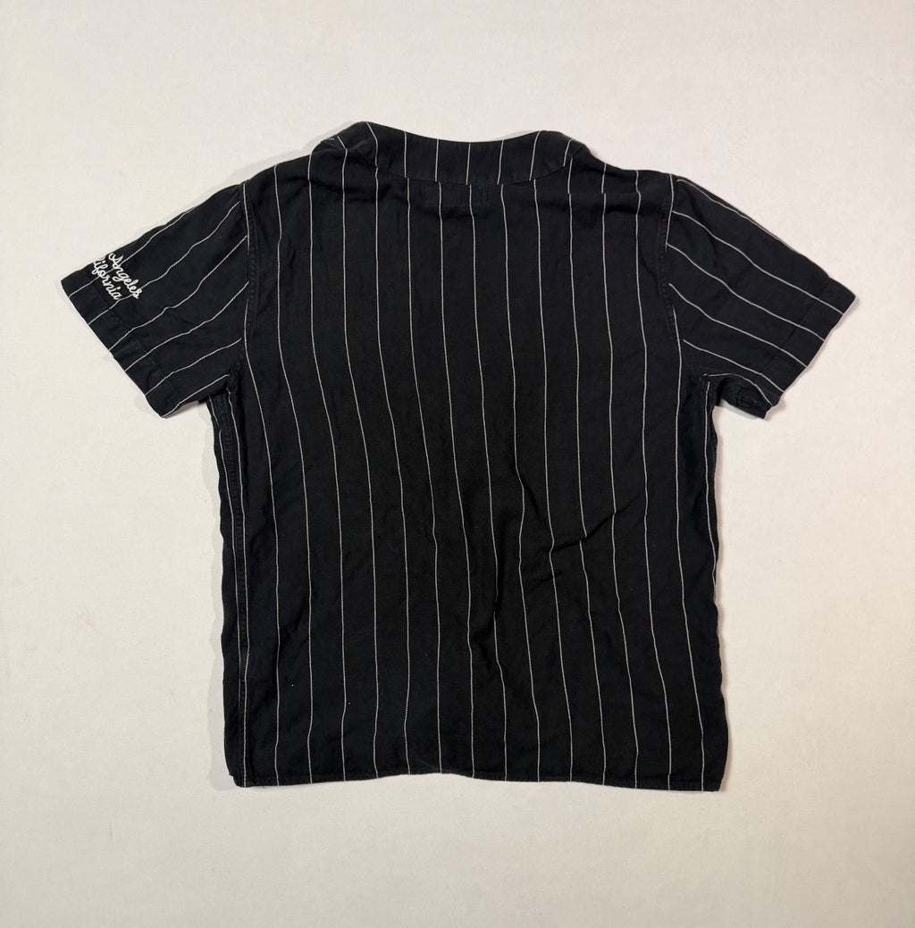 Hollister Los Angeles Pinstripe Baseball Jersey Shirt M