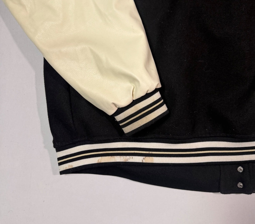 California Athletic Black Varsity Jacket