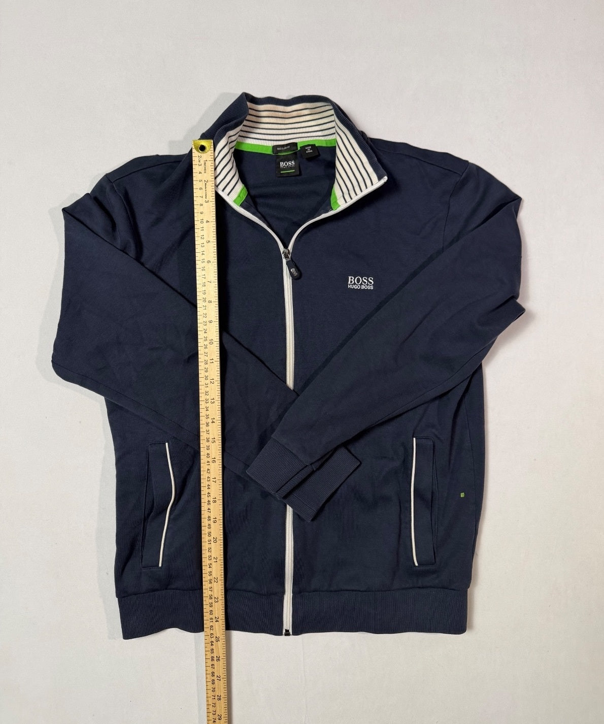 Hugo Boss Navy Full Zip Track Jacket Size M