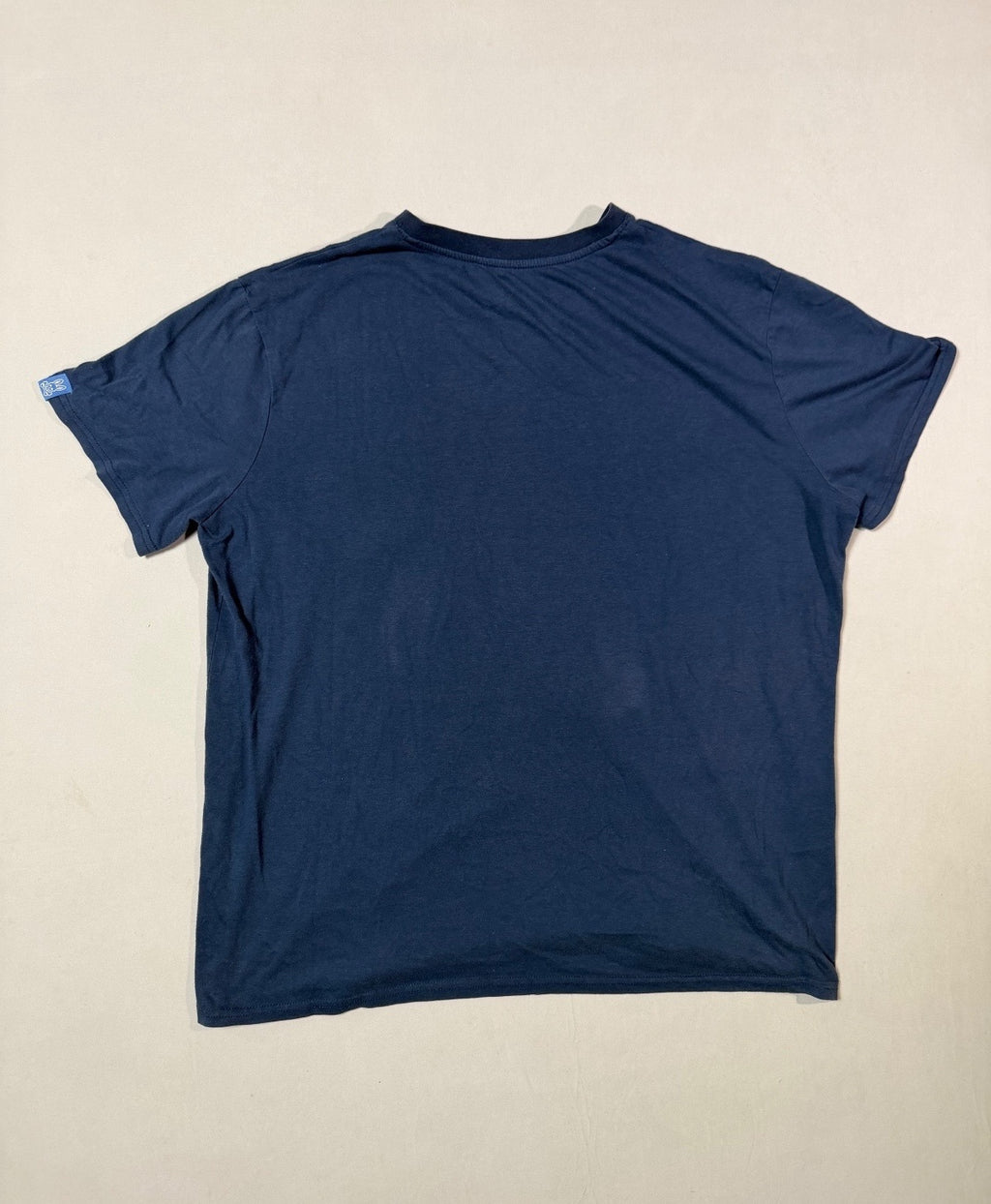 Psycho Bunny Navy V-Neck T-Shirt Small Logo