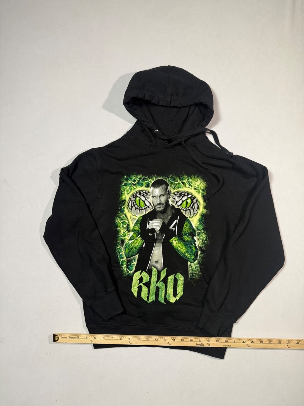 Vintage WWE Randy Orton RKO Black Graphic HoodieT